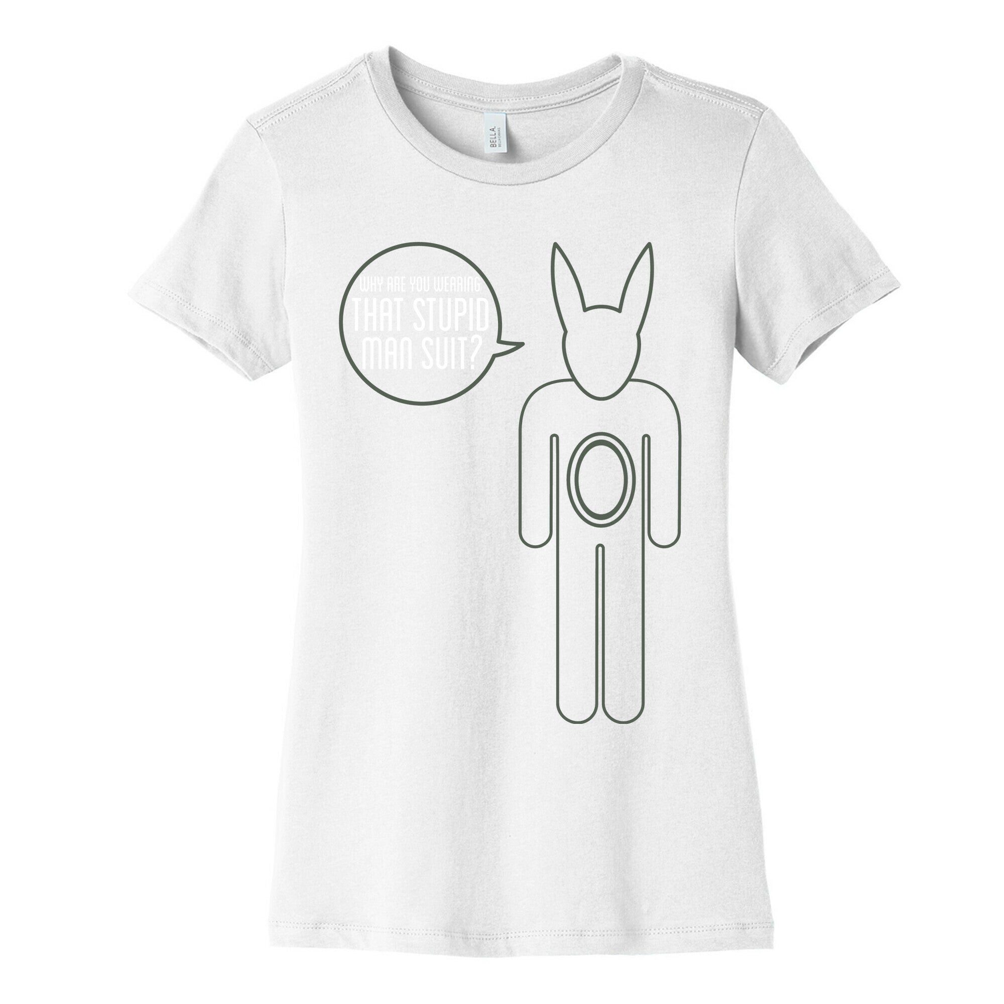 Stupid Man Suit Women's Cotton Tee